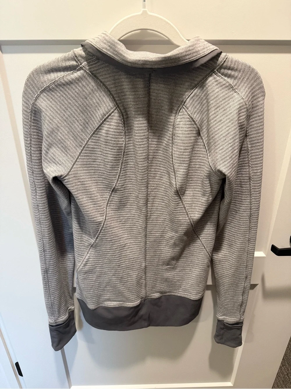 Lululemon Run Swiftly Half Zip Pullover Women’s 6 Gray Long Sleeve Running Top